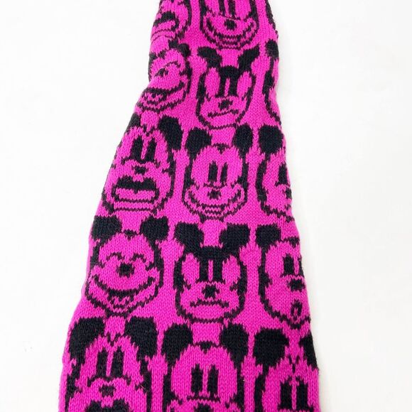 Vintage Disney Mickey Faces Pom Pom Nightcap Cap - Picture 6 of 9